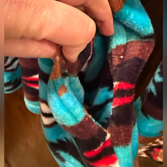 Aztec Patterned Fleece Jacket - Picture 3 of 8